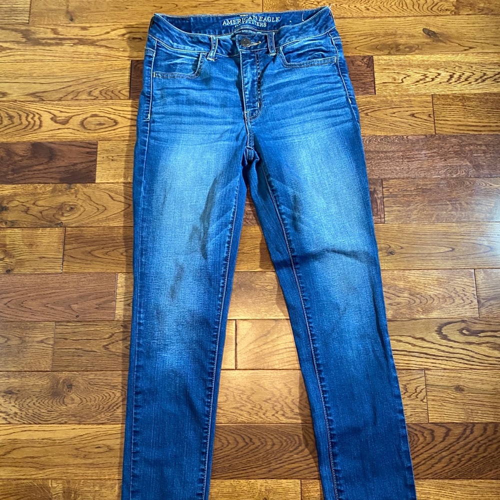 American Eagle skinny jeans size 6 long (jeggings)